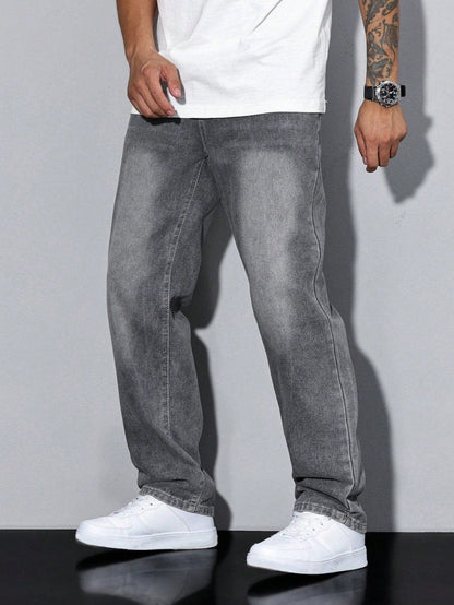 Herren Jeans mit lockerer Passform-Pants for Men-Alpenkind