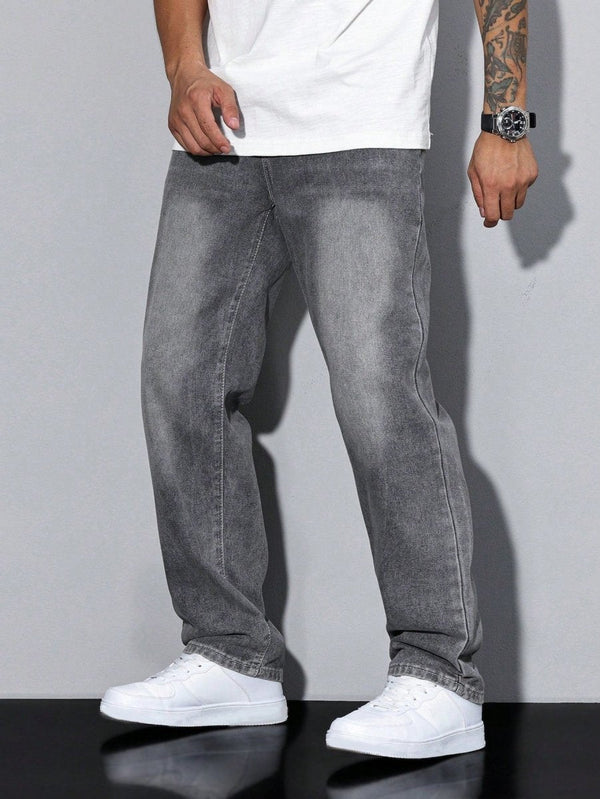 Herren Jeans mit lockerer Passform-Pants for Men-Alpenkind