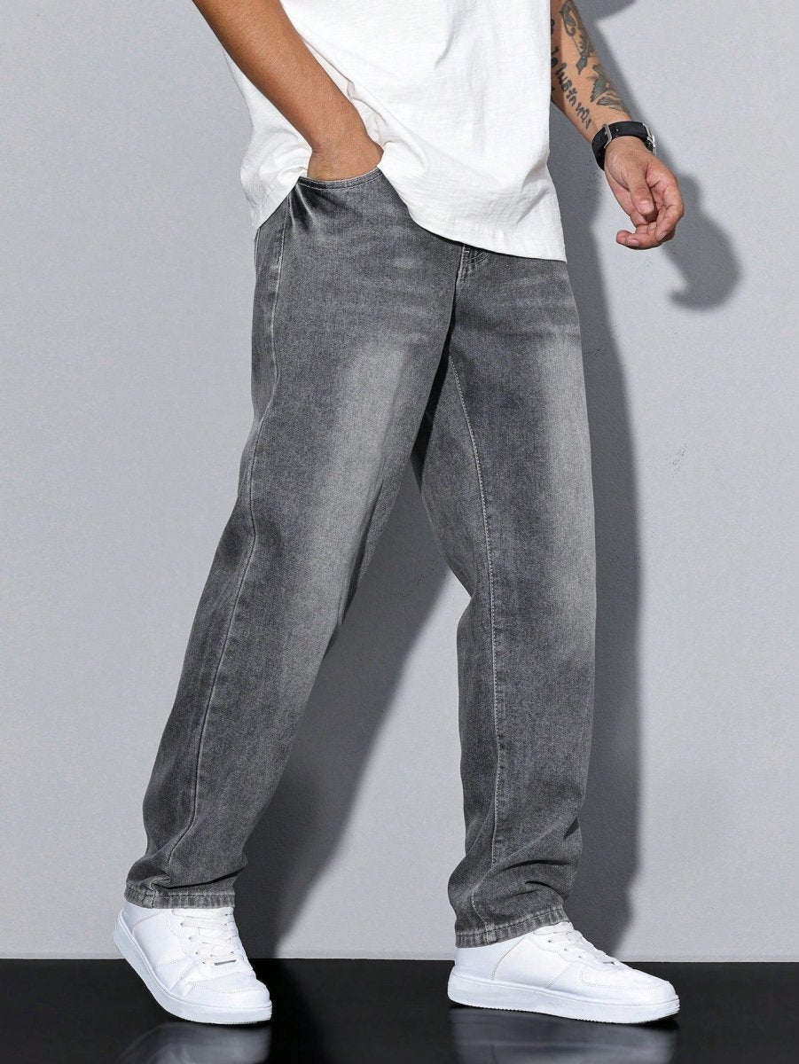 Herren Jeans mit lockerer Passform-Pants for Men-Alpenkind