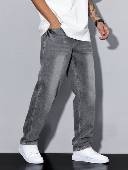 Herren Jeans mit lockerer Passform-Pants for Men-Alpenkind