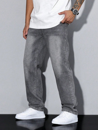Herren Jeans mit lockerer Passform-Pants for Men-Alpenkind