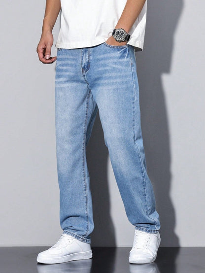 Herren Jeans mit lockerer Passform-Pants for Men-Alpenkind