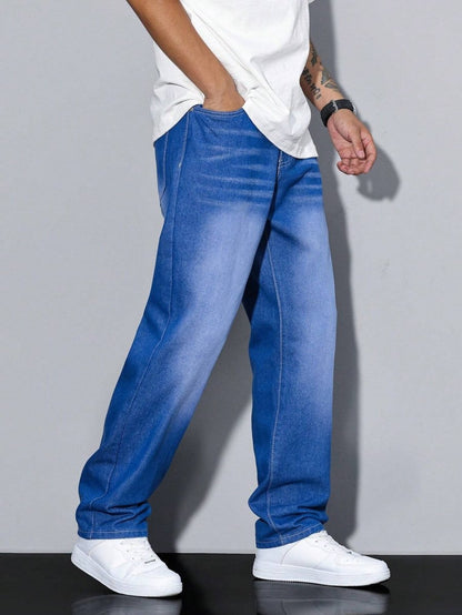 Herren Jeans mit lockerer Passform-Pants for Men-Alpenkind