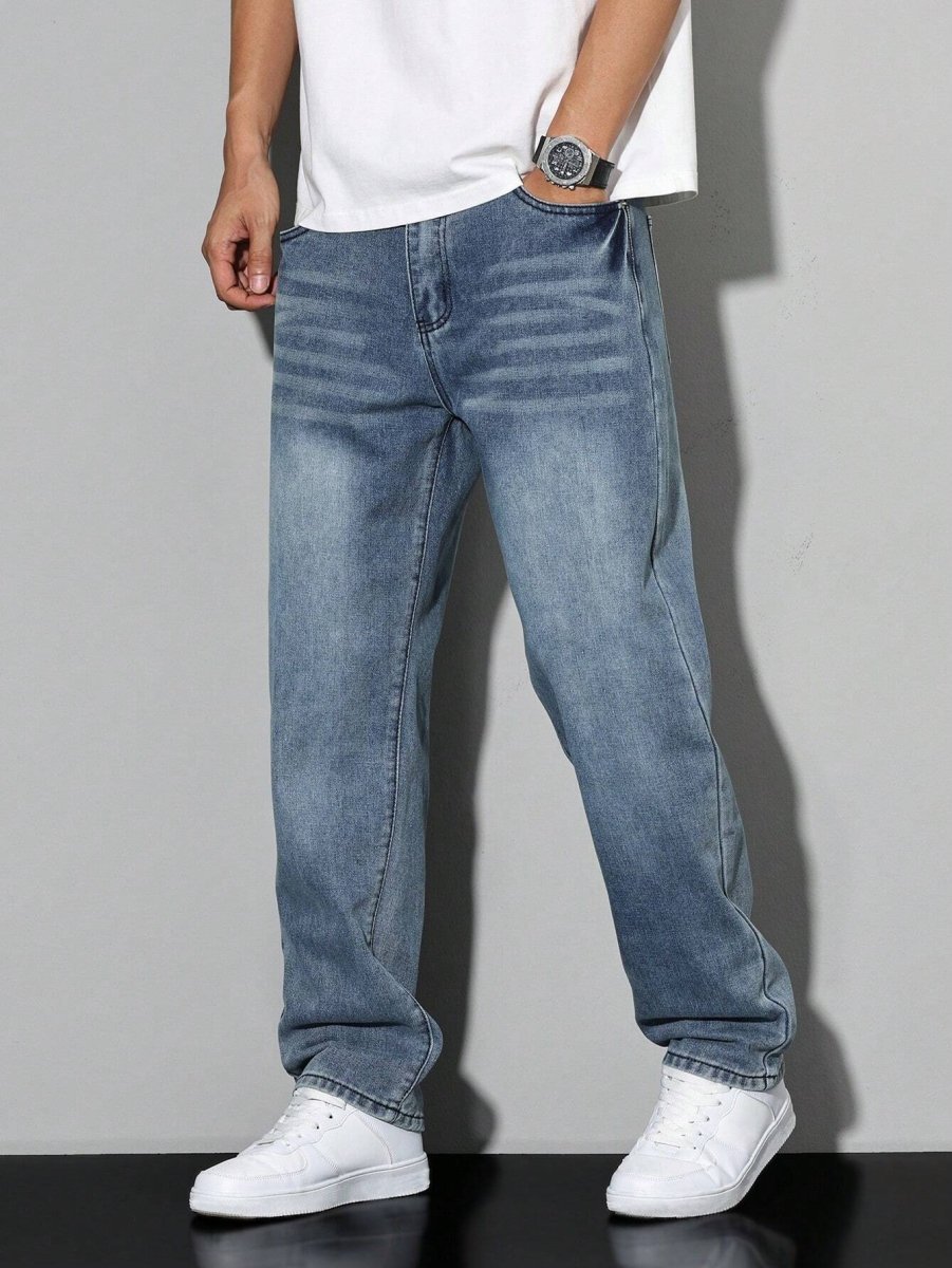 Herren Jeans mit lockerer Passform-Pants for Men-Alpenkind