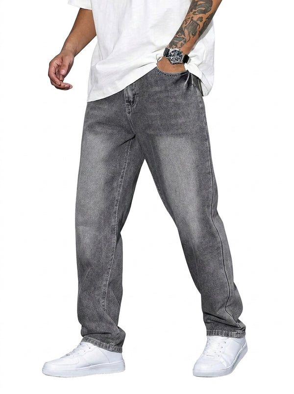 Herren Jeans mit lockerer Passform-Pants for Men-Alpenkind
