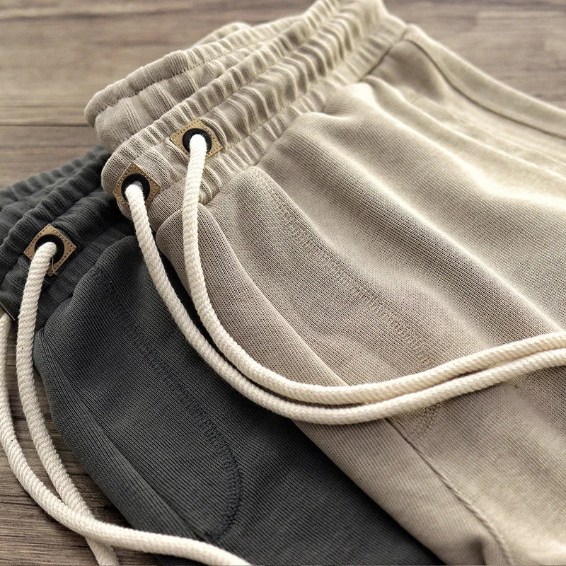 Herren Jersey-Shorts mit Kordelzug und elastischem Bund-Shorts for men-Alpenkind