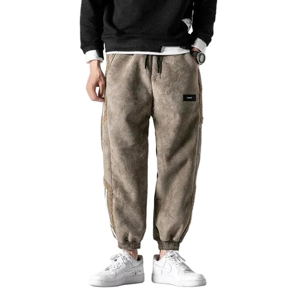 Herren Joggerhose mit Streifendetail-Men Pants-Alpenkind