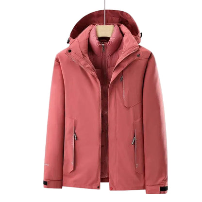 Herren Kapuzenjacke mit Mehrlagen-Konstruktion-Women Outerwear-Alpenkind