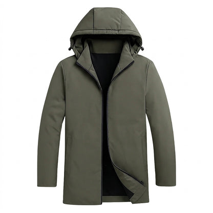 Herren-Kapuzenjacke mit Reißverschluss-Jackets for men-Alpenkind