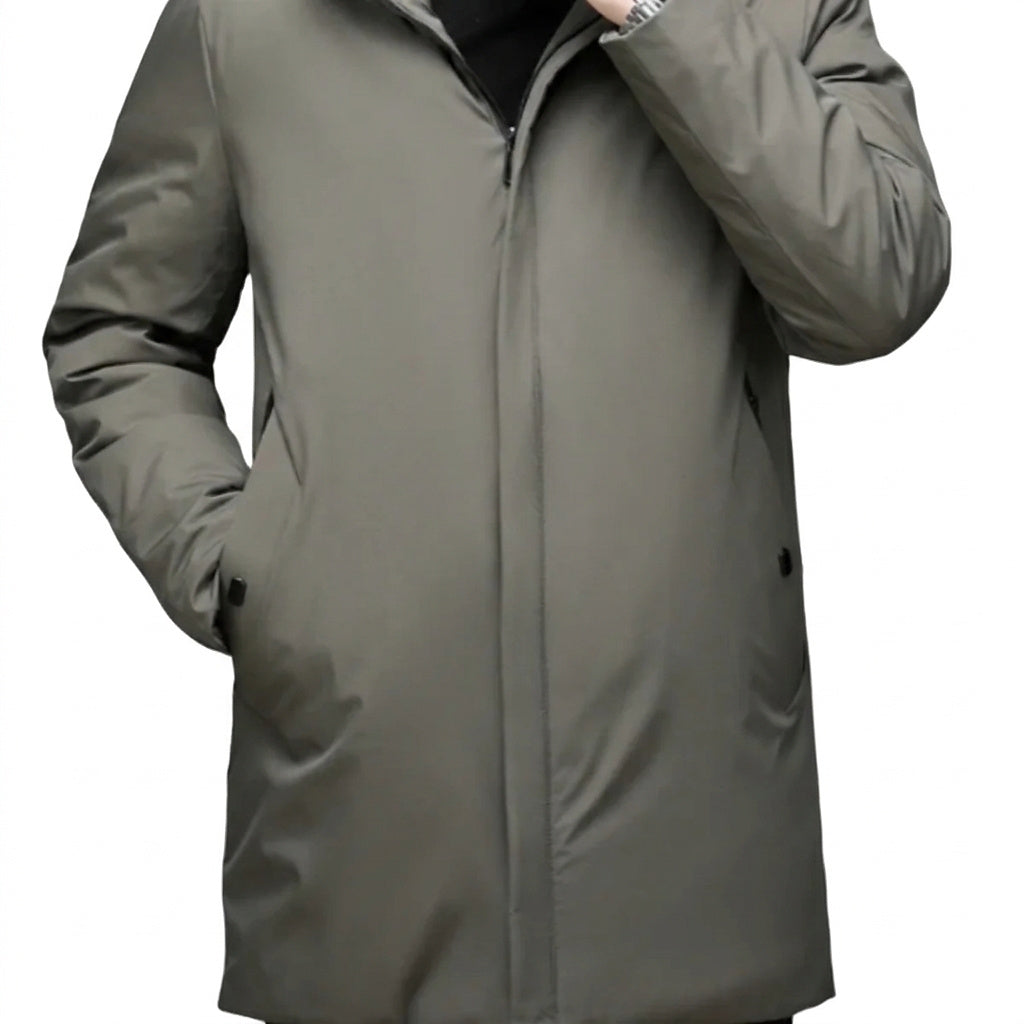 Herren-Kapuzenjacke mit Reißverschluss-Jackets for men-Alpenkind