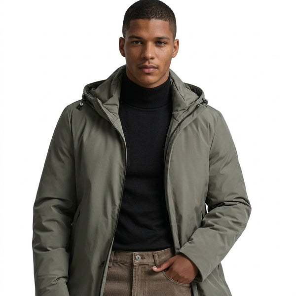 Herren-Kapuzenjacke mit Reißverschluss-Jackets for men-Alpenkind