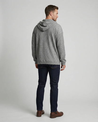 Herren Kapuzenjacke mit Reißverschluss und Fronttasche