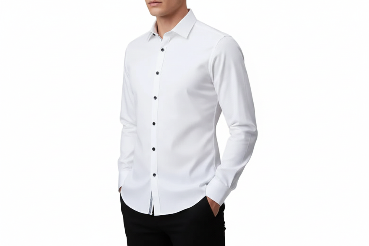 Herren Klassisches Hemd mit Knopfleiste-Shirts for men-Alpenkind