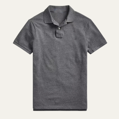 Herren Kurzarm Poloshirt mit Knopfleiste und Kragen-Shirts for men-Alpenkind