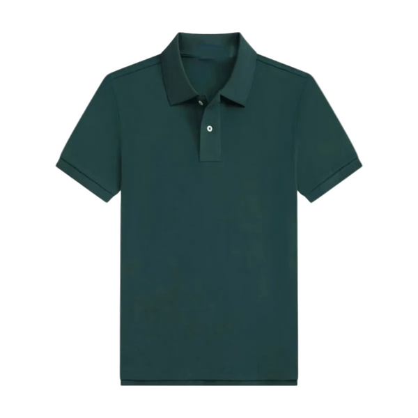 Herren Kurzarm Poloshirt mit Knopfleiste und Kragen