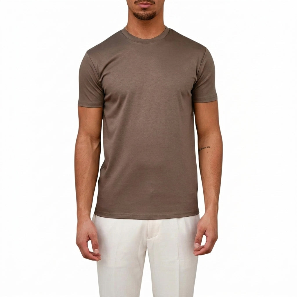 Herren Kurzarm T Shirt mit Rundhalsausschnitt-T-shirt for men-Alpenkind