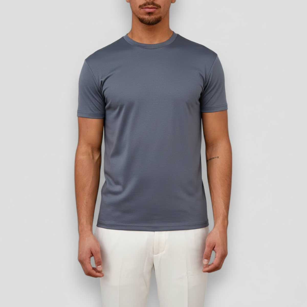 Herren Kurzarm T Shirt mit Rundhalsausschnitt-T-shirt for men-Alpenkind