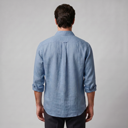 Herren Langarm-Button-Down-Hemd-Shirts for men-Alpenkind