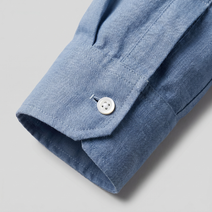 Herren Langarm-Button-Down-Hemd-Shirts for men-Alpenkind