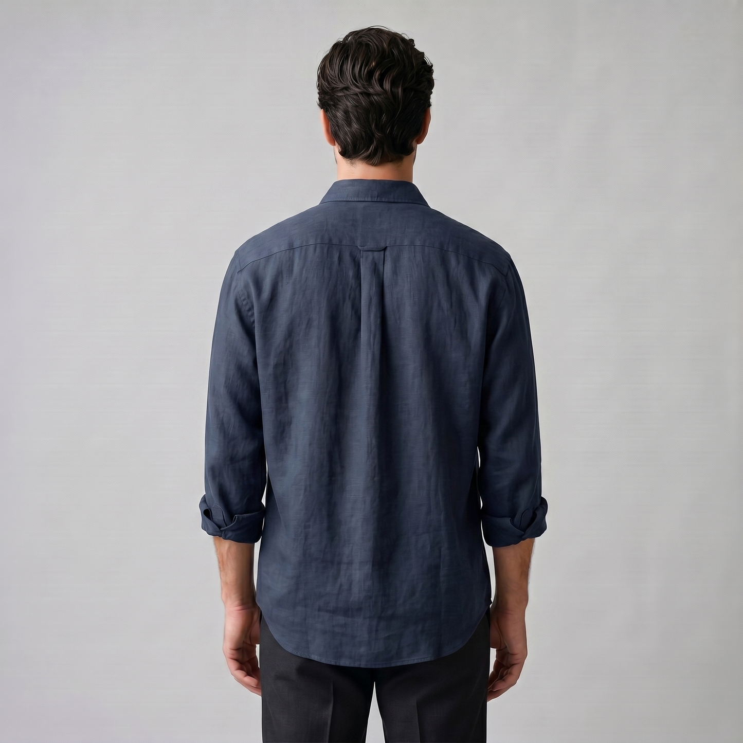 Herren Langarm-Button-Down-Hemd-Shirts for men-Alpenkind