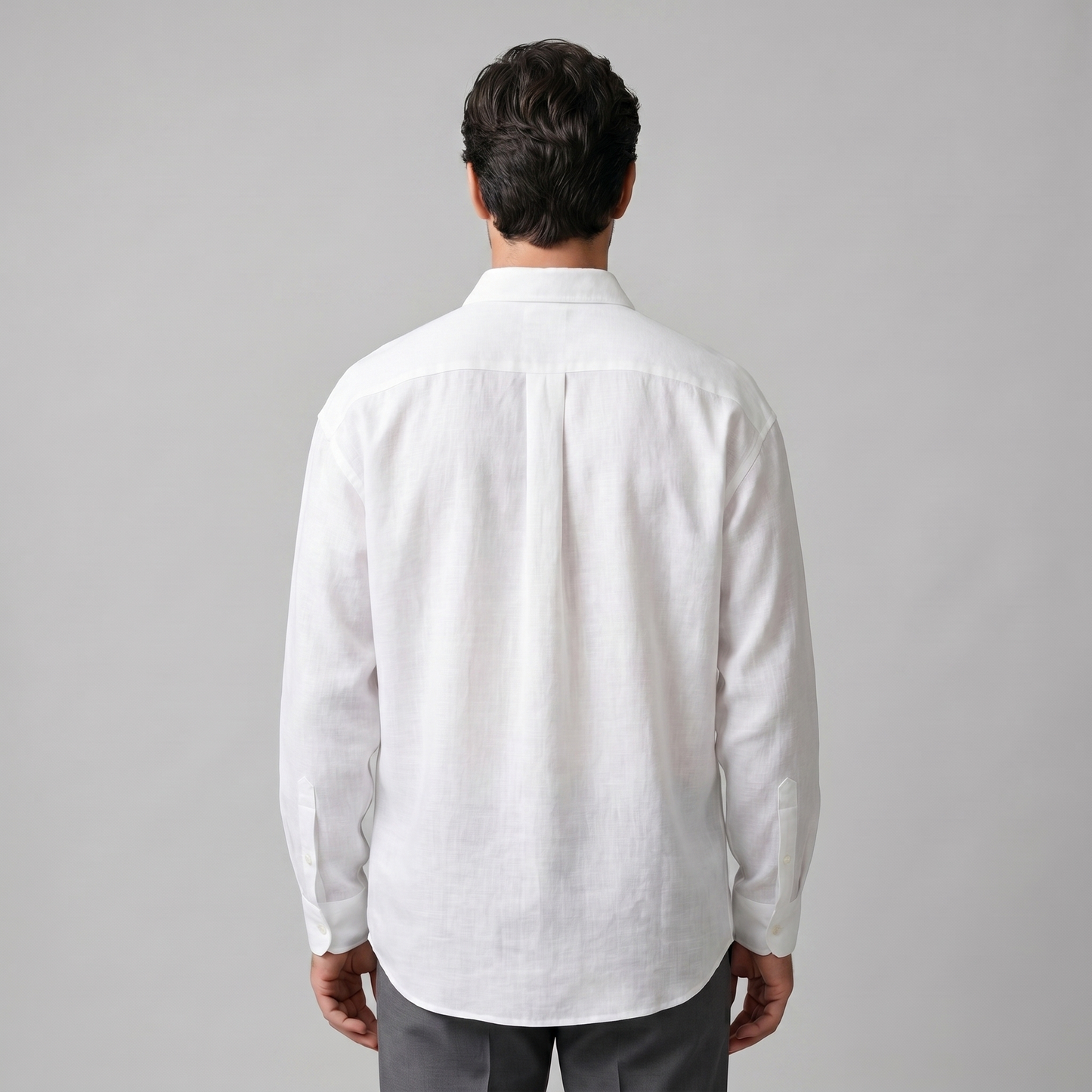 Herren Langarm-Button-Down-Hemd-Shirts for men-Alpenkind