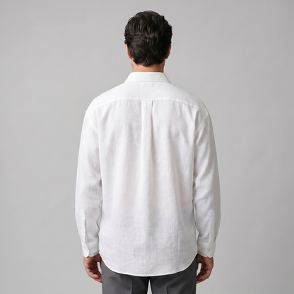 Herren Langarm-Button-Down-Hemd-Shirts for men-Alpenkind