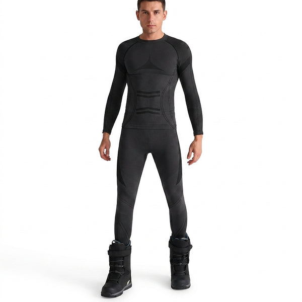 Herren Langarm-Funktionsunterwäsche-Set-Sets for Men-Alpenkind
