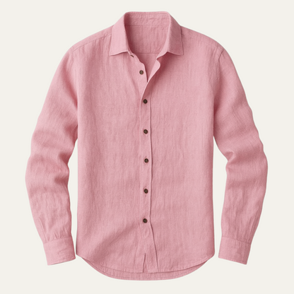 Herren Langarmhemd mit Knopfleiste-Women blouse-Alpenkind