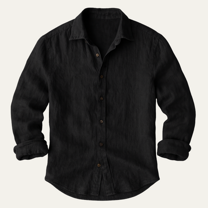 Herren Langarmhemd mit Knopfleiste-Women blouse-Alpenkind