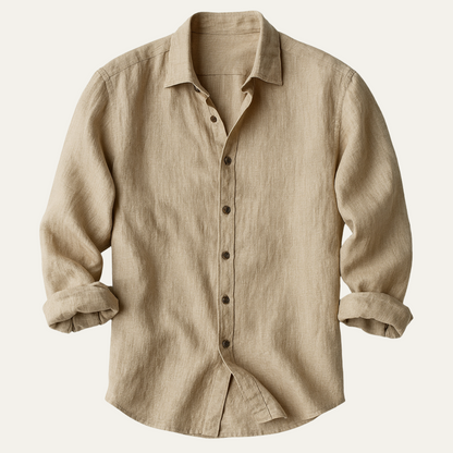 Herren Langarmhemd mit Knopfleiste-Women blouse-Alpenkind