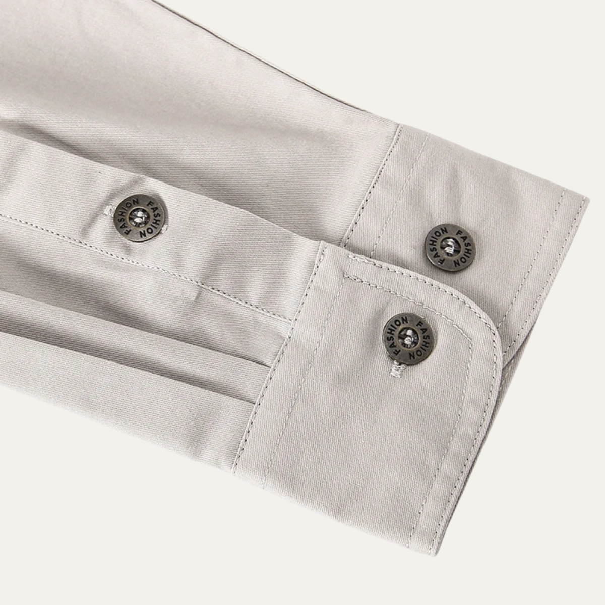 Herren-Langarmhemd mit Knopfleiste und Brusttaschen-Shirts for men-Alpenkind