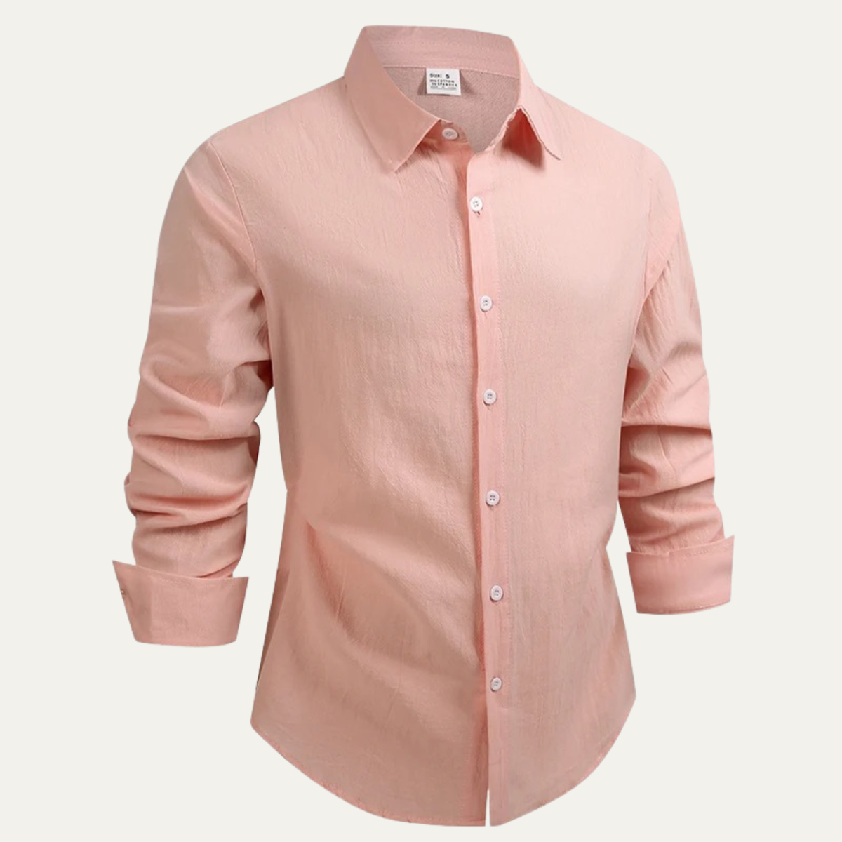Herren Langarmhemd mit Kragen und Knopfleiste-Shirts for men-Alpenkind