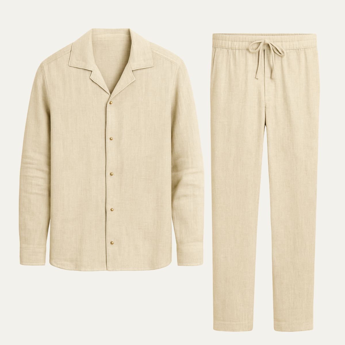 Herren Langarmhemd und Hose Set-Shirts for men-Alpenkind