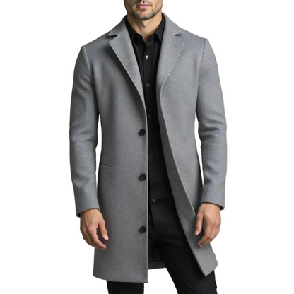 Herren Langer Maßgeschneiderter Mantel-Men Outerwear-Alpenkind