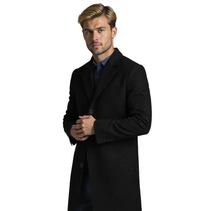 Herren Langer Maßgeschneiderter Mantel-Men Outerwear-Alpenkind