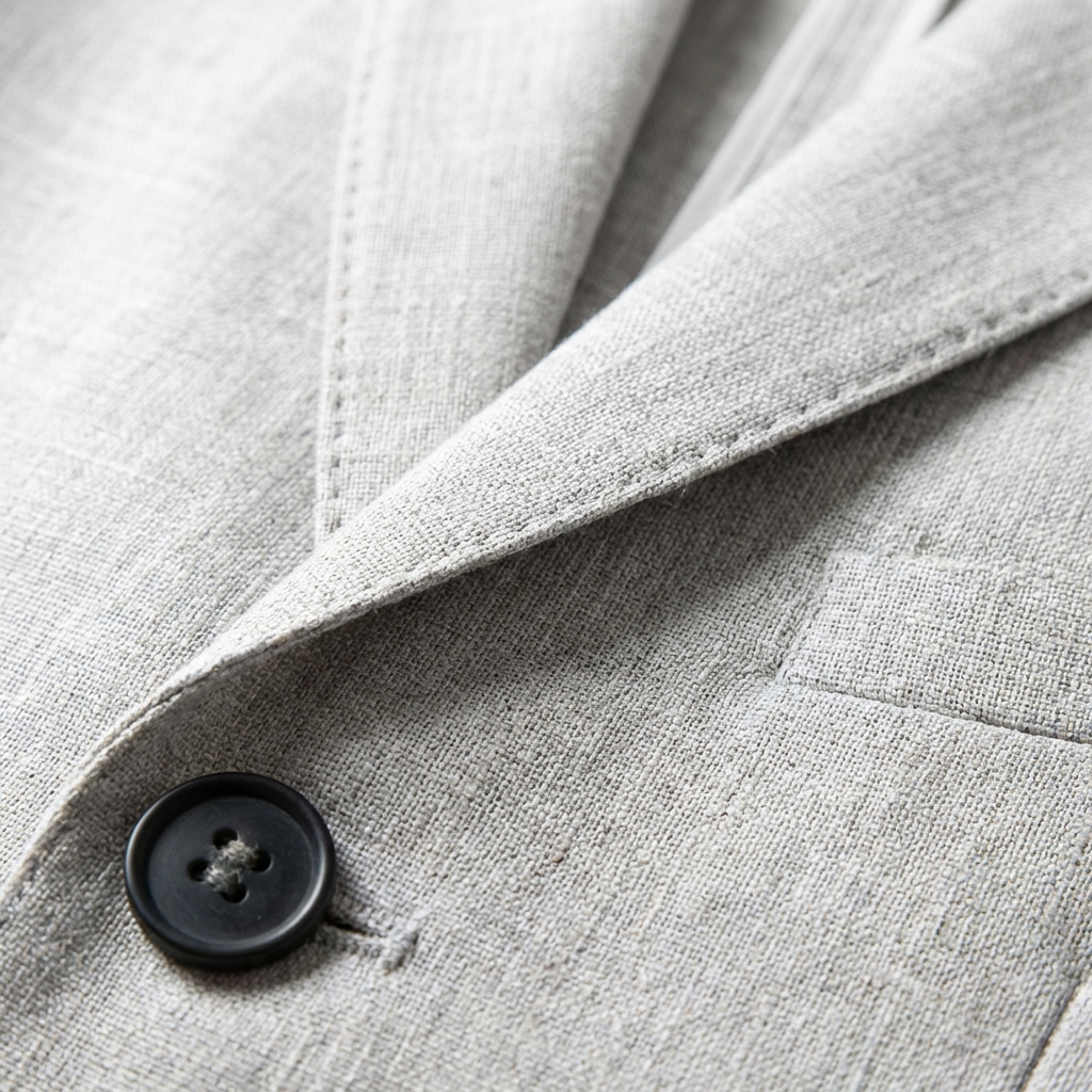 Herren-Leinenanzug mit fallendem Revers-Suits for men-Alpenkind