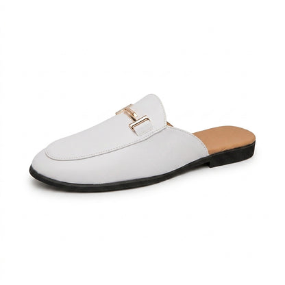 Herren-Loafer-Mules mit Metallschnalle-Footwear for men-Alpenkind