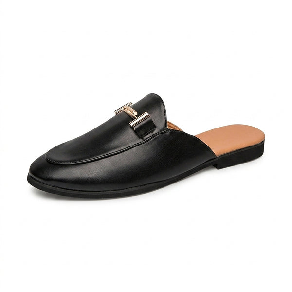 Herren-Loafer-Mules mit Metallschnalle-Footwear for men-Alpenkind