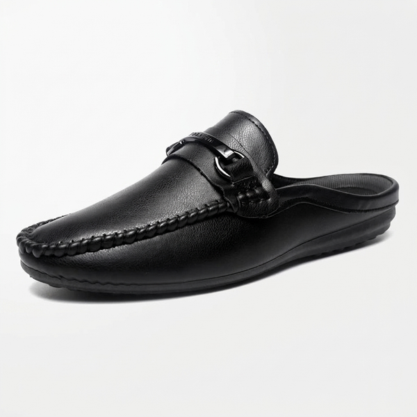 Herren-Mules mit Metall-Detail-Footwear for men-Alpenkind