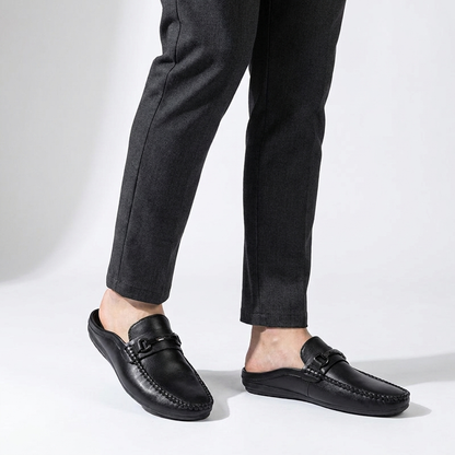 Herren-Mules mit Metall-Detail-Footwear for men-Alpenkind