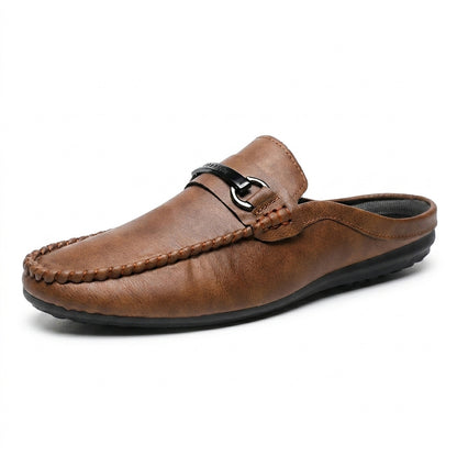 Herren-Mules mit Metall-Detail-Footwear for men-Alpenkind
