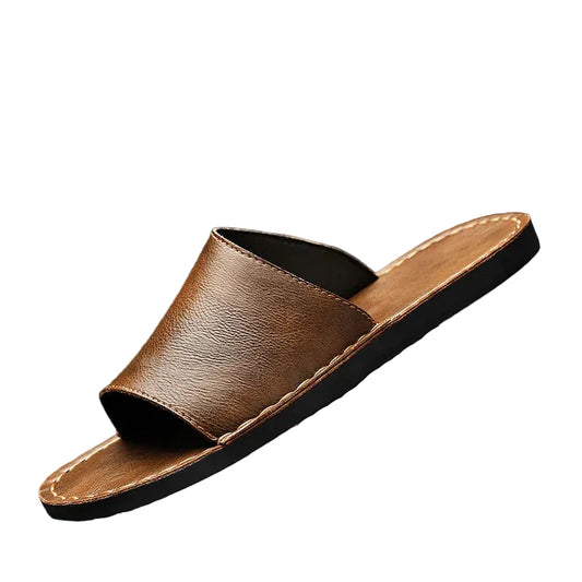 Herren Offene Zehen Slide-Sandalen mit Einteiligem Riemen-Footwear for men-Alpenkind