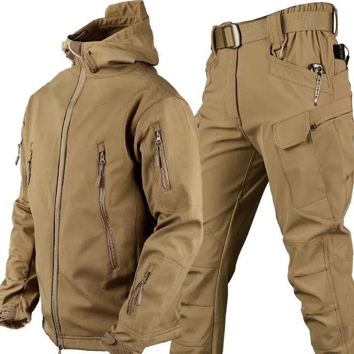 Herren Outdoor Set mit Kapuzenjacke und Cargohose-Shirts for men-Alpenkind