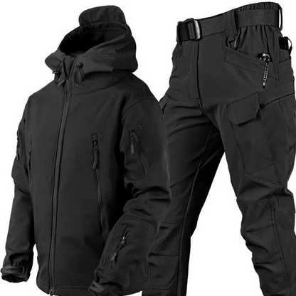 Herren Outdoor Set mit Kapuzenjacke und Cargohose-Shirts for men-Alpenkind