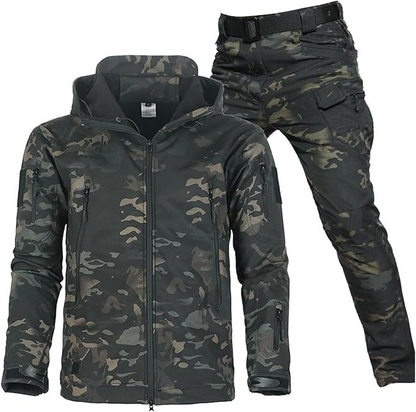 Herren Outdoor Set mit Kapuzenjacke und Cargohose-Shirts for men-Alpenkind