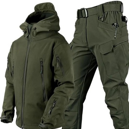Herren Outdoor Set mit Kapuzenjacke und Cargohose-Shirts for men-Alpenkind