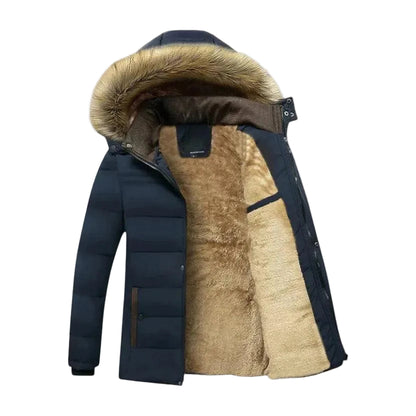 Herren Parka mit Kapuze und Innenfutter-Men Outerwear-Alpenkind