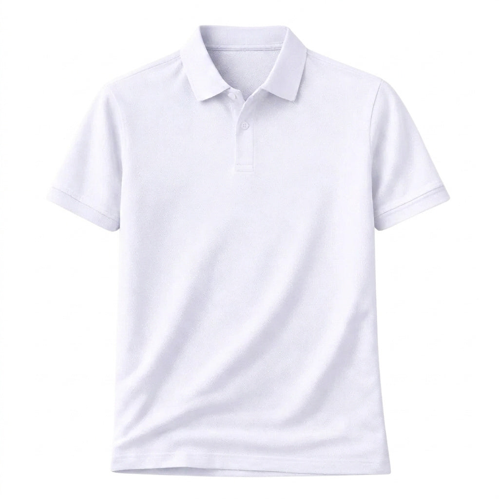 Herren-Poloshirt mit kurzen Ärmeln und Knopfleiste-Shirts for men-Alpenkind