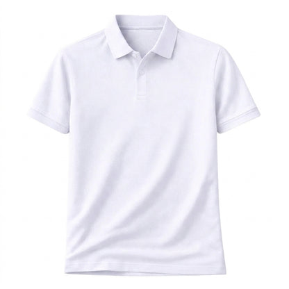 Herren-Poloshirt mit kurzen Ärmeln und Knopfleiste-Shirts for men-Alpenkind