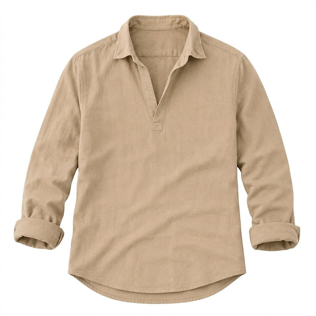 Herren-Pullover mit langem Arm und lockerer Passform-Shirts for men-Alpenkind